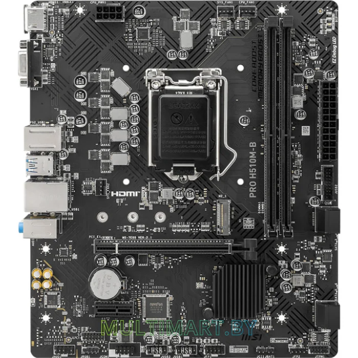 Материнская плата MSI PRO H510M-B